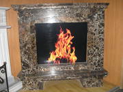 FIREPLACE / Marble,  Emperador Gold